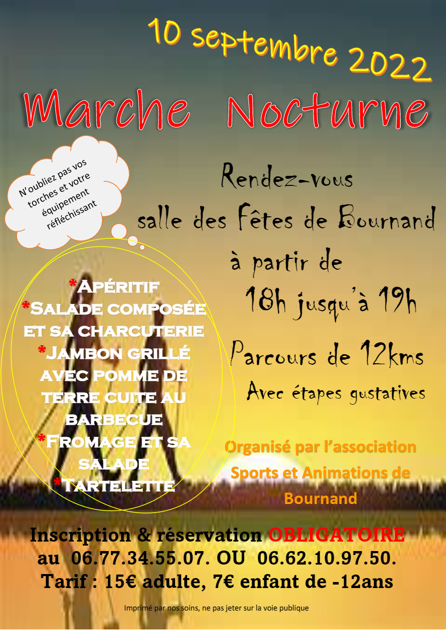 You are currently viewing Marche nocturne le 10 septembre 2022