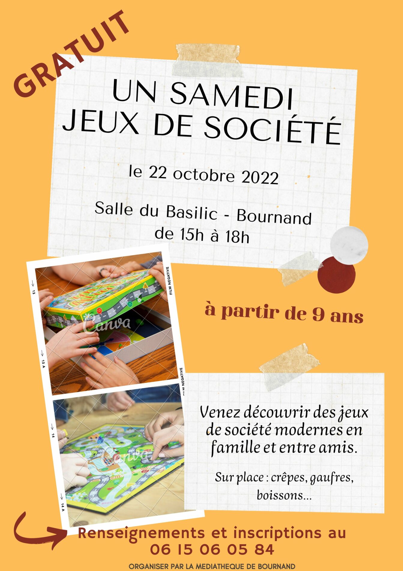 Lire la suite à propos de l’article SAMEDI JEUX DE SOCIÉTÉ