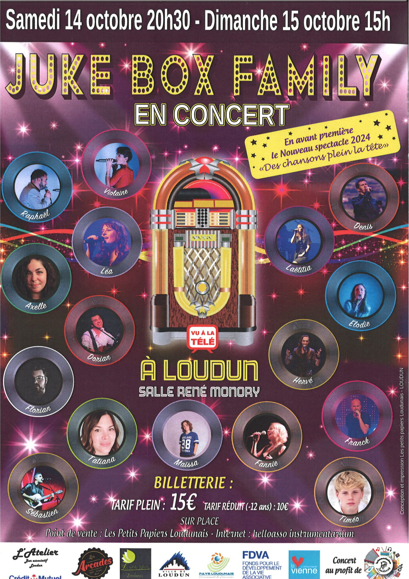 Lire la suite à propos de l’article Concert JUKE BOX FAMILY