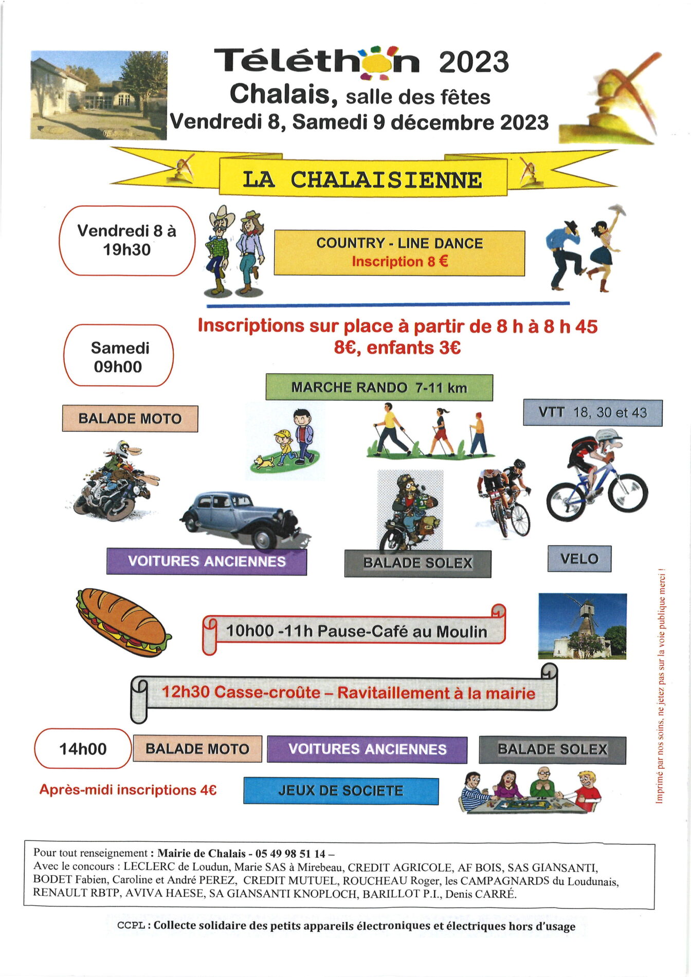 Lire la suite à propos de l’article TÉLÉTHON 2023 – Salle des Fêtes de CHALAIS