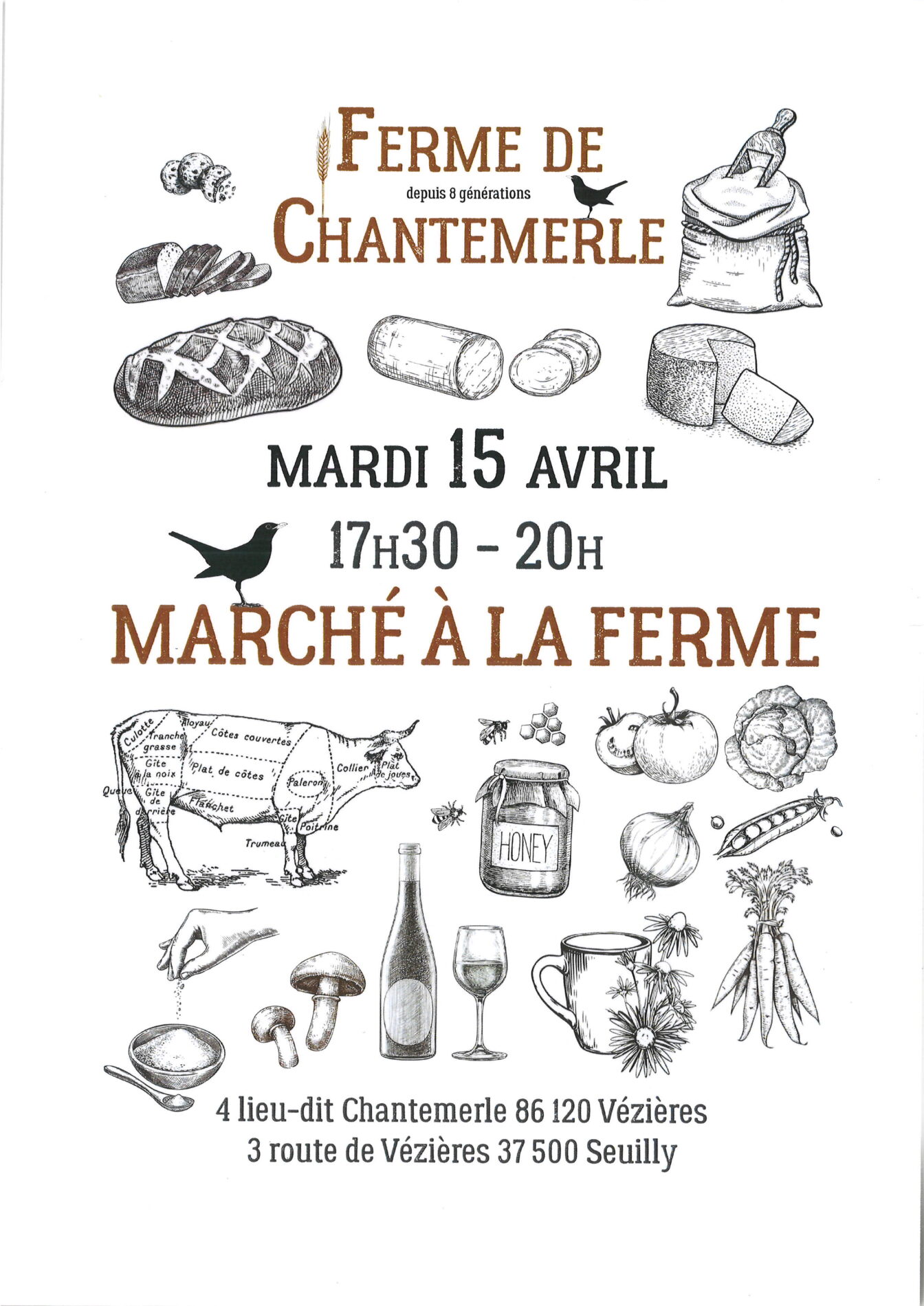 Lire la suite à propos de l’article MARCHÉ FERME DE CHANTEMERLE