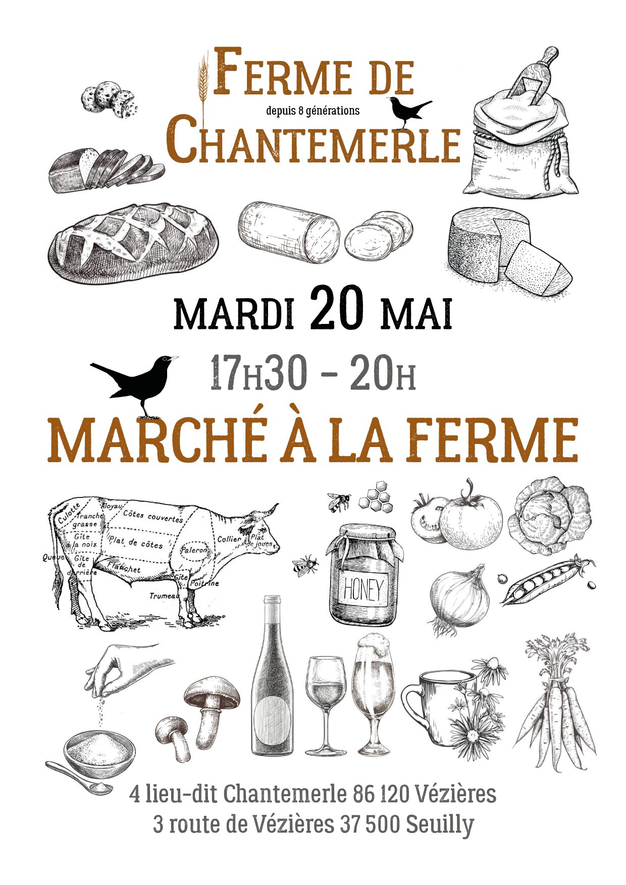 Lire la suite à propos de l’article Marché Ferme de Chantemerle