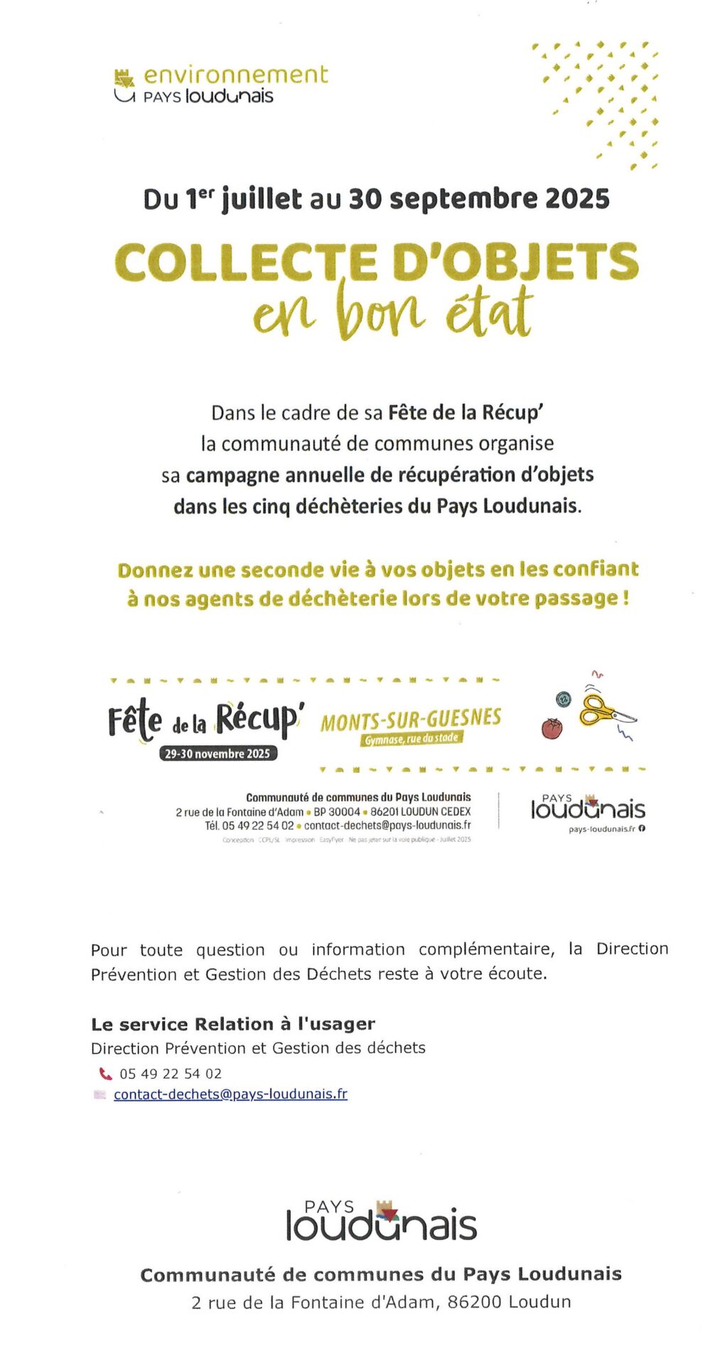 Lire la suite à propos de l’article Fête de la Récup’