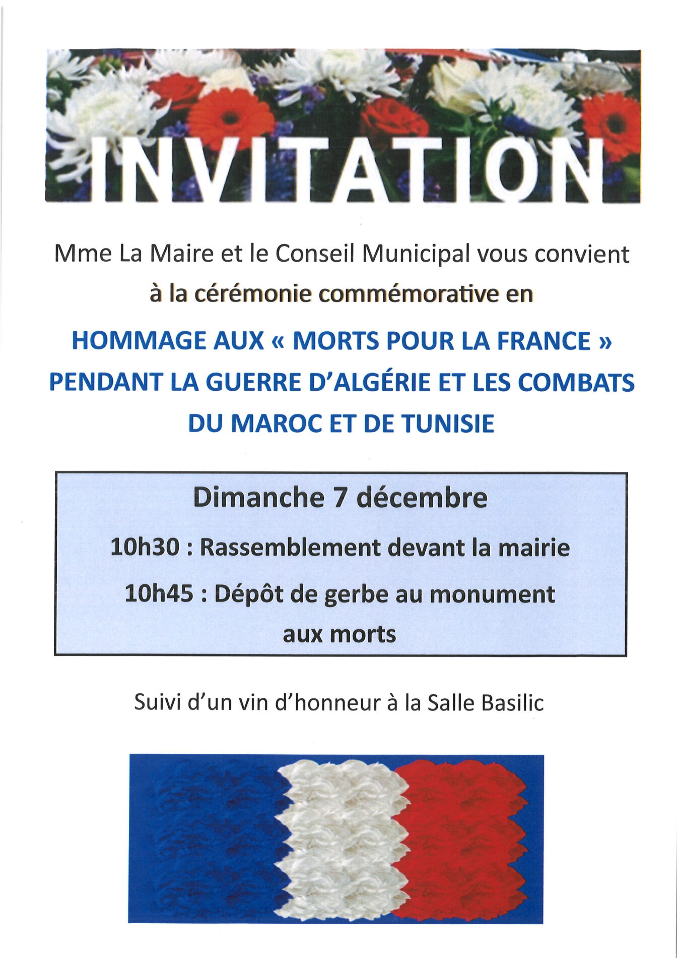 Lire la suite à propos de l’article Cérémonie commémorative